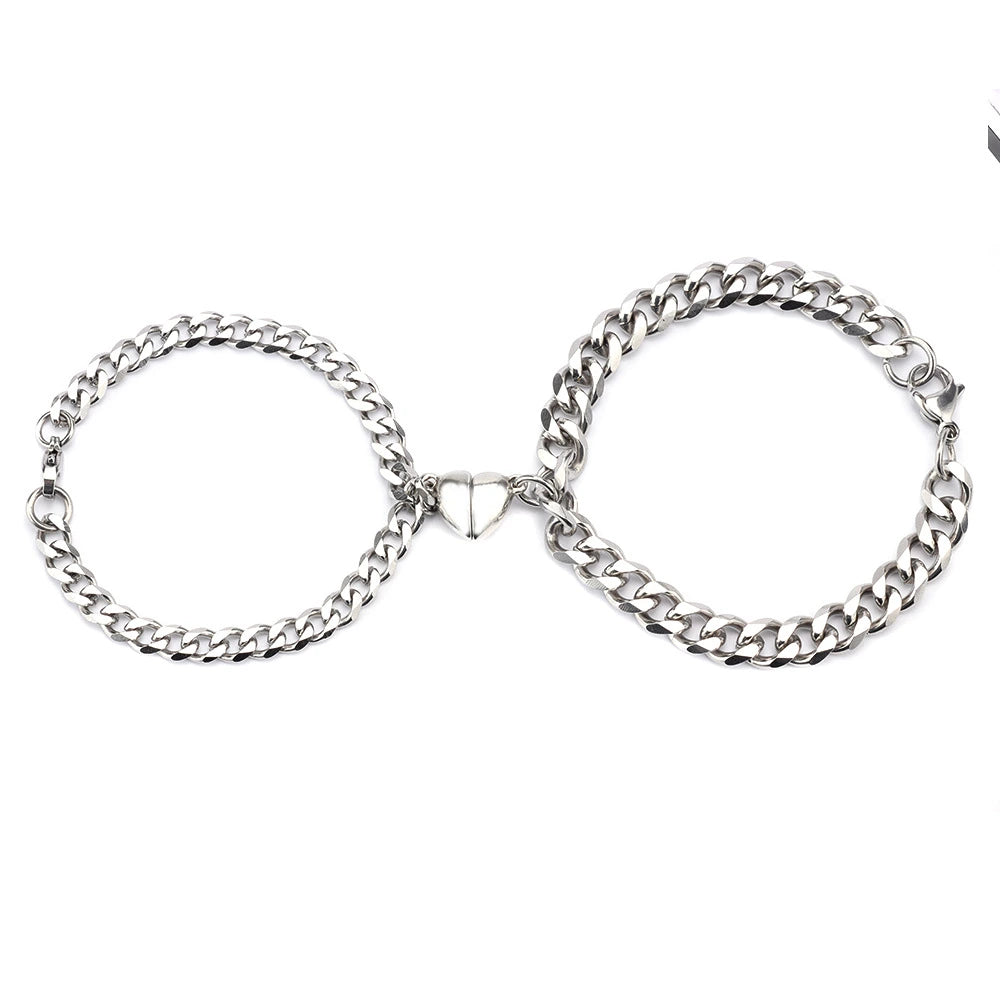 Love Magnet Heart Couple Bracelets supplier gallery image 4