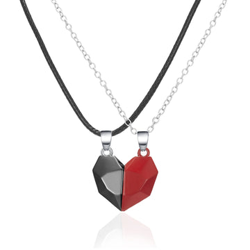 Minimalist Lovers Matching Friendship Heart Necklace supplier gallery image 4