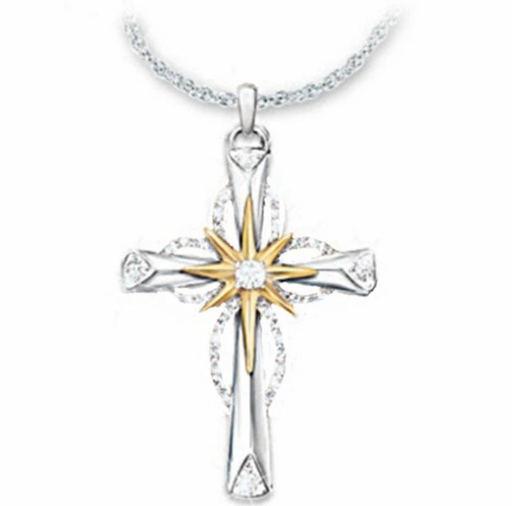 Octagonal Star Cross Necklace supplier gallery image 2