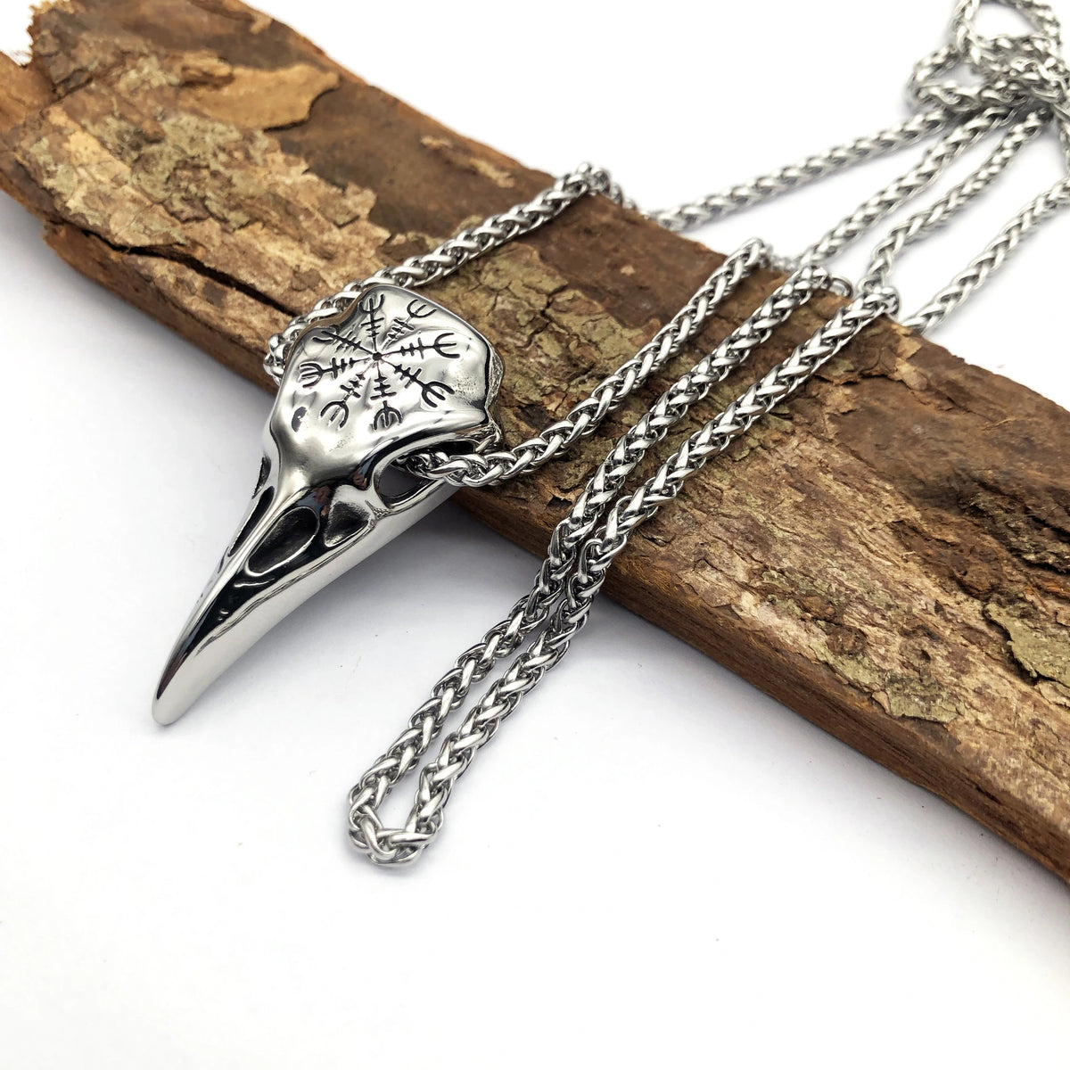 Mens Fashionable Vintage Viking Symbol Necklace supplier gallery image 3