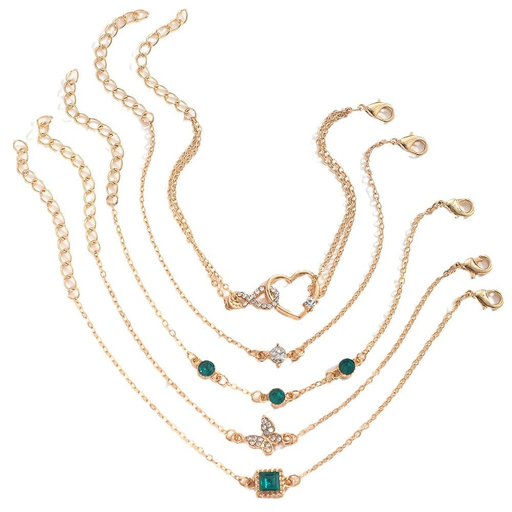 Bohemian Green Heart Bracelet supplier gallery image 8