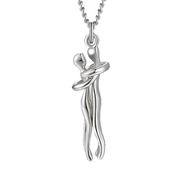 Love Hug Unisex Couple Chain Necklace supplier gallery image 8
