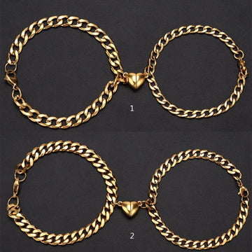 Supplier listing photo for Love Magnet Couple Bracelet Set