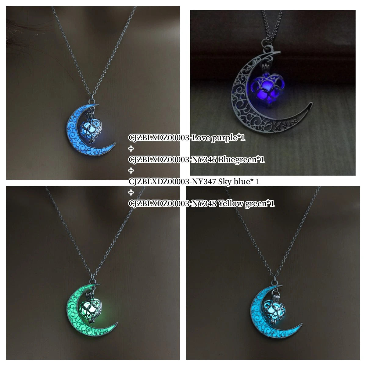 Glowing Plated Chain Necklace supplier gallery image 20