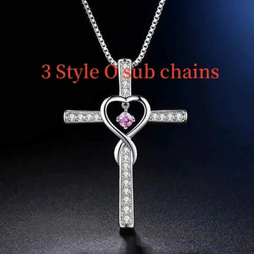 Infinity Love God WE Trust Necklace supplier gallery image 10