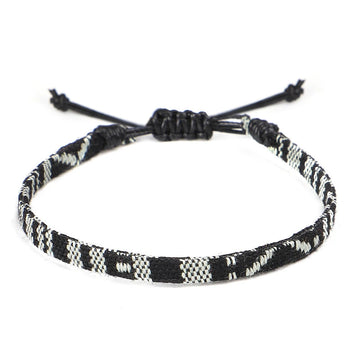 Hand Woven Rainbow Color Anklet Bracelet supplier gallery image 5