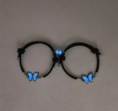 Blue Luminous Butterfly Glow Dark Necklace supplier gallery image 10