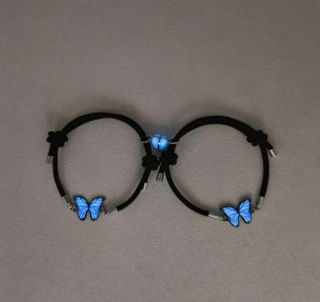 Blue Luminous Butterfly Glow Dark Necklace supplier gallery image 10