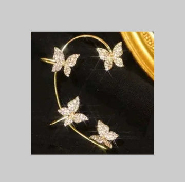 Butterfly Ear Clip Ear Hook Earrings supplier gallery image 11