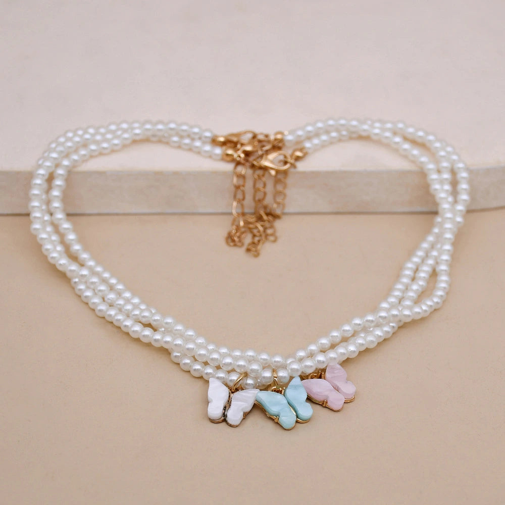 Elegant White Pearl Choker Small Necklace supplier gallery image 7