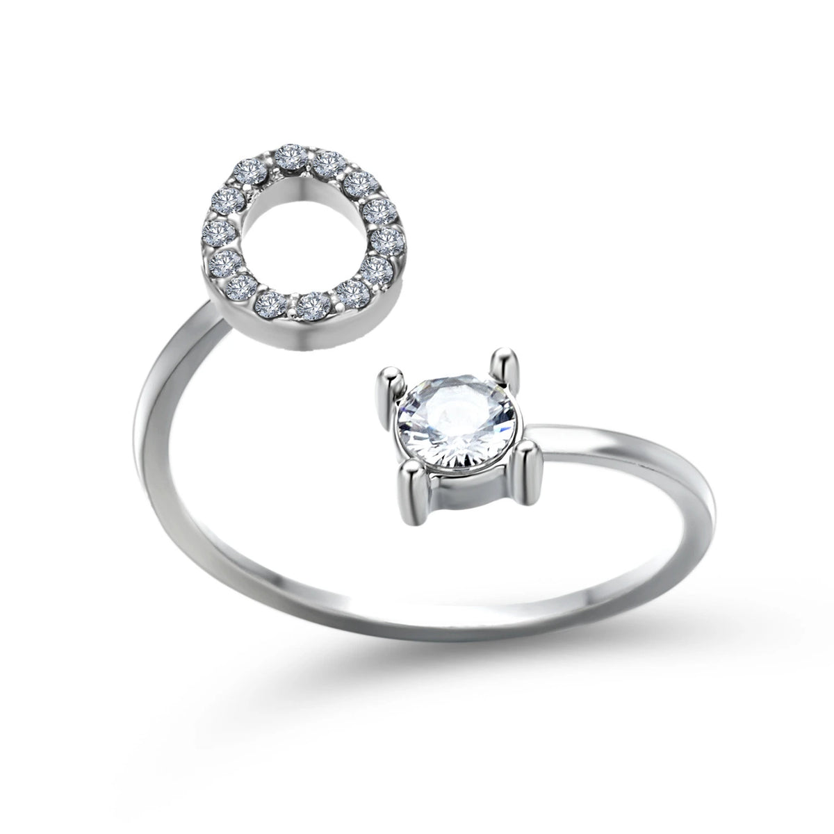Design Adjustable Initial Letter Elegant Ring supplier gallery image 40