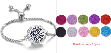 Hollow Adjustable Aromatherapy Bracelet supplier gallery image 14