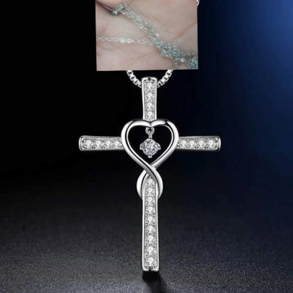 Infinity Love God WE Trust Necklace supplier gallery image 14