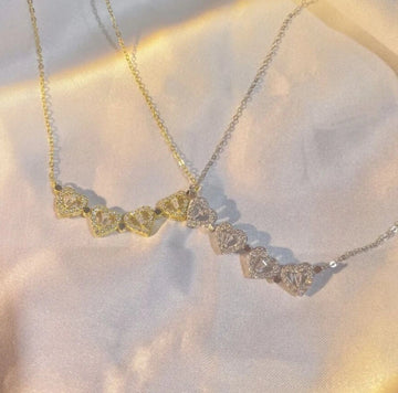 Retro Magnetic Folding Heart Shaped Jewellery Set supplier gallery image 5