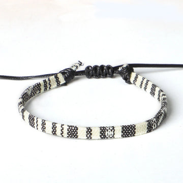 Hand Woven Rainbow Color Anklet Bracelet supplier gallery image 12