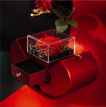 Eternal Rose Gift Box with Love Necklace, view 4