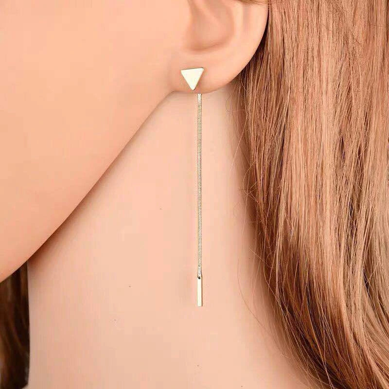 Triangle Fringe Tassel Earrings supplier gallery image 3