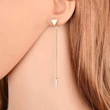 Triangle Fringe Tassel Earrings supplier gallery image 3