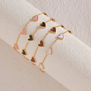 Supplier listing photo for Love Dripping Heart Bracelet