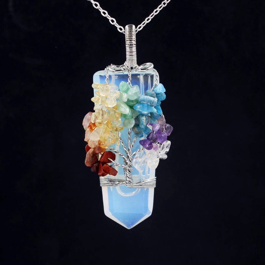 Column Tree Life Winding Necklace supplier gallery image 5