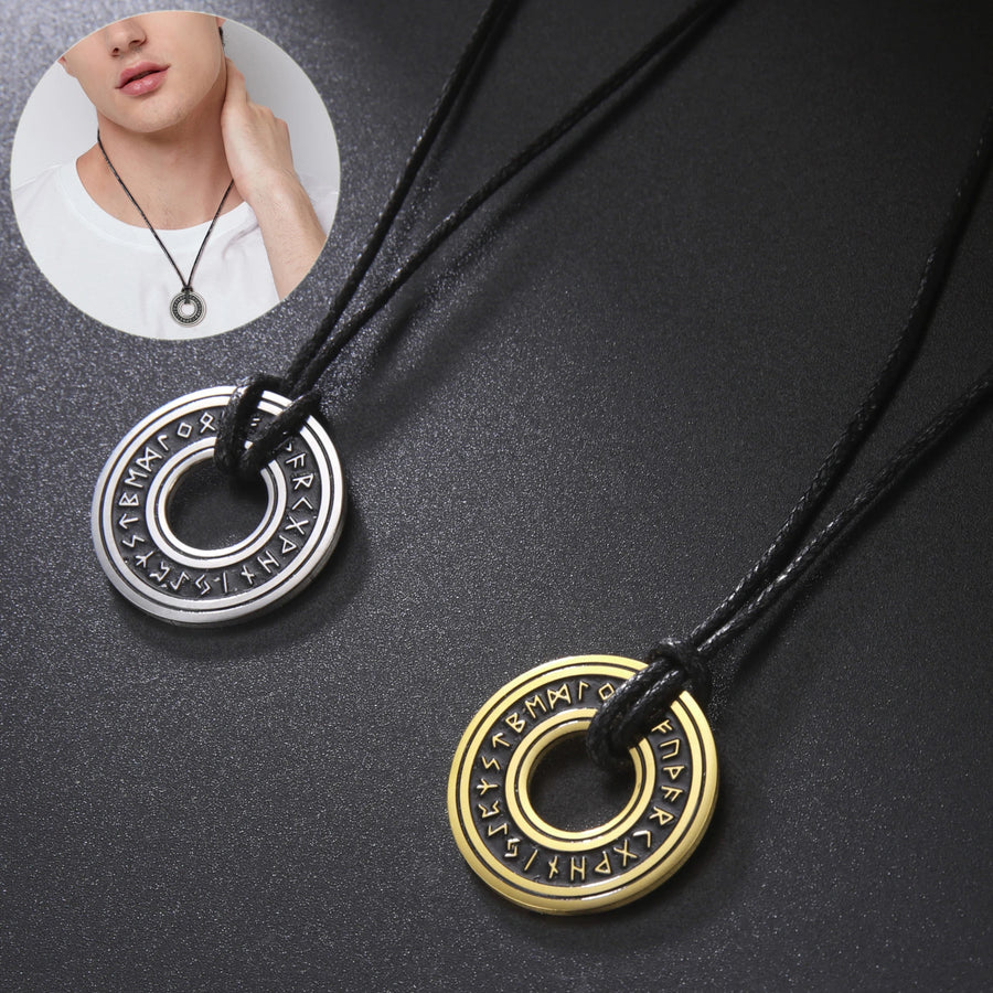 Vintage Nordic Rune Norse Runes Necklace supplier gallery image 2