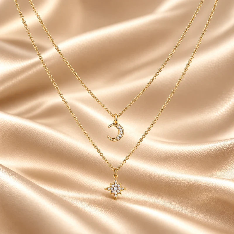 Generated concept artwork for Moissanite Sterling Silver Jewellery Set; illustrative only, not an exact product photograph