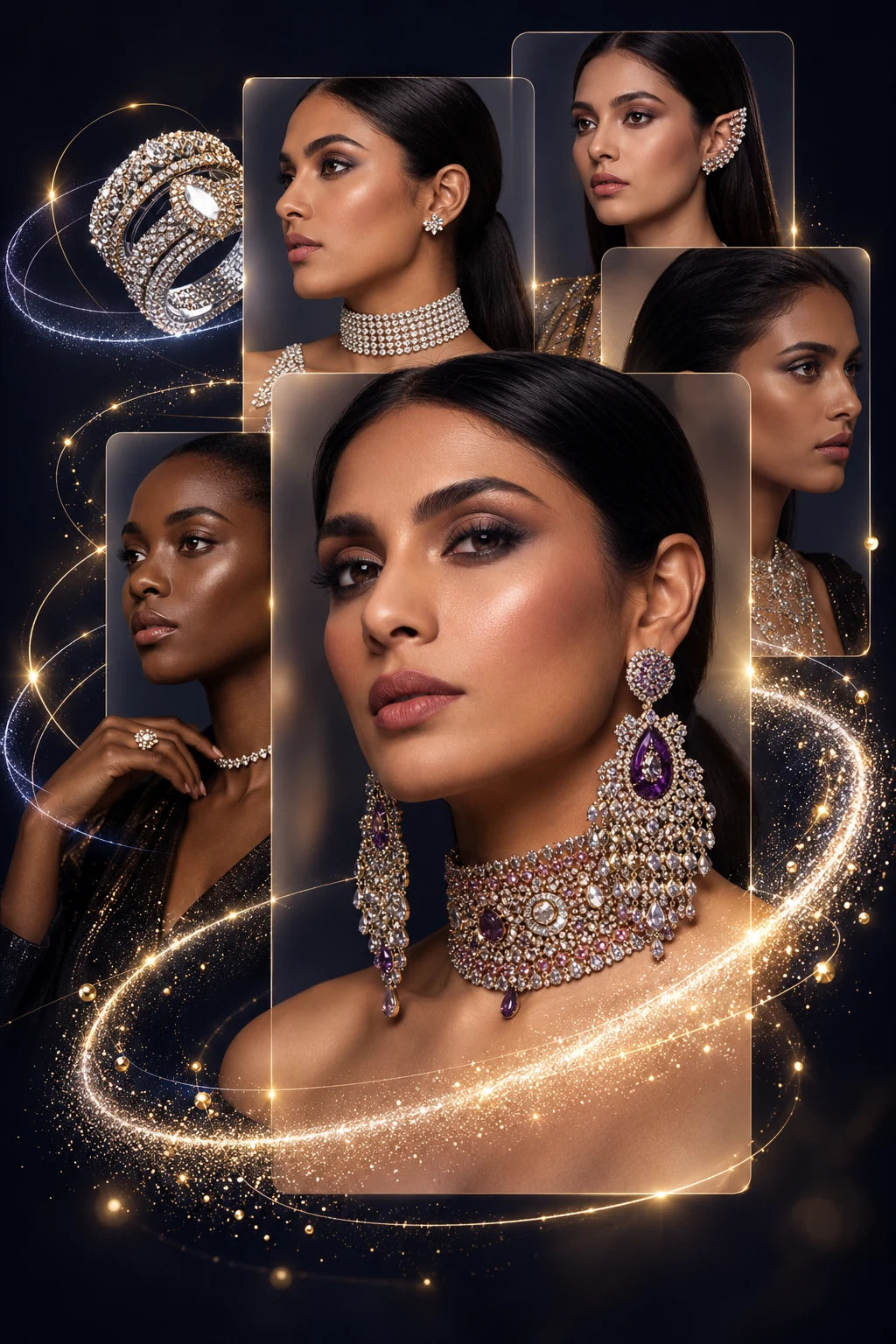 ARVENIER fashion jewellery campaign concept